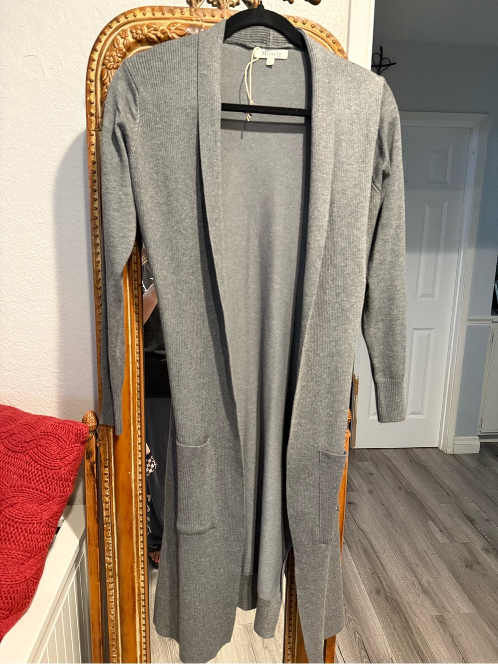 Miracle Gray Knit Cardigan